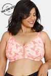 ZIvame True Curv Summer Blooms Single Layered Non Wired Full Coverage Minimiser Bra - Desert Flower — thumbnail 1